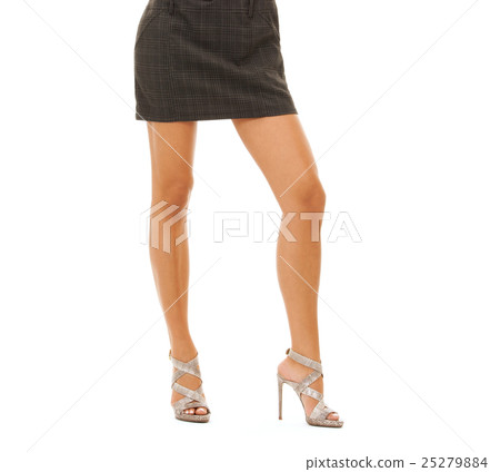 woman legs in high heel shoes woman legs in high heel shoes 25279884