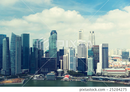 beautiful view to bangkok city seafront beautiful view to bangkok city seafront 25284275