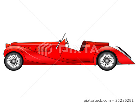 Old classic race car 25286291