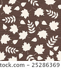 illustration  with autumn leaves 25286369
