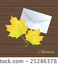 illustration with autumn leaves 25286378
