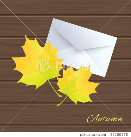illustration with autumn leaves illustration with autumn leaves 25286378