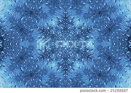 Abstract pattern of water drops - Stock Illustration [25288887] - PIXTA