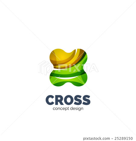 Modern abstract futuristic logo 25289150