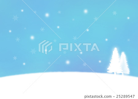 Snowy field 25289547