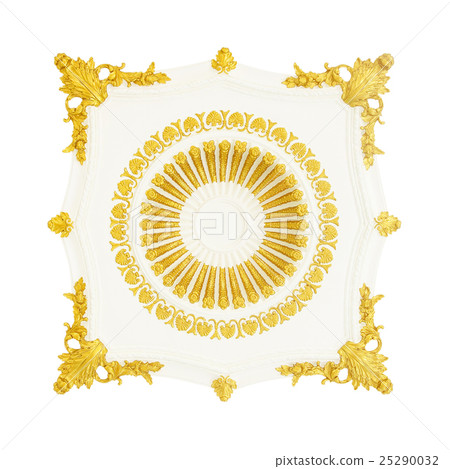 old antique gold frame Stucco walls old antique gold frame Stucco walls 25290032