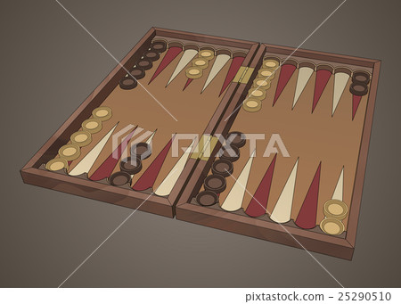 backgammon wooden tavli board game 25290510