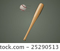 Baseball bat with ball 25290513