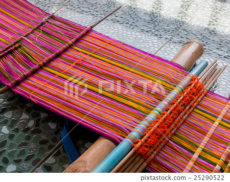 Machine woven silk Old-style thailand. Machine woven silk Old-style thailand. 25290522