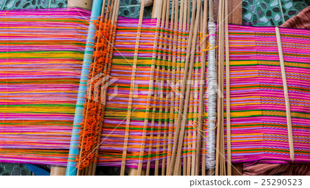Machine woven silk Old-style thailand. Machine woven silk Old-style thailand. 25290523
