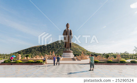 Statues of Buddha at thipsukhontharam in thailand. 25290524