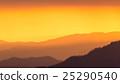 Colorful sunset over the mountain hills. 25290540