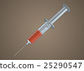 Medical syringe illustration 25290547
