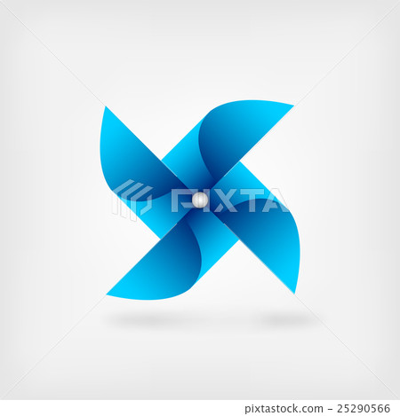 blue pinwheel symbol blue pinwheel symbol 25290566