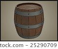 Wooden barrel with iron rings 25290709