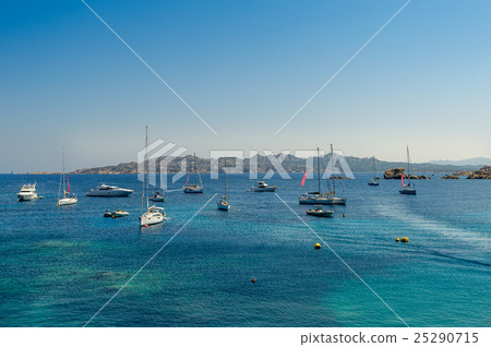 Sailing boats at scenic Porto Massimo bay Sailing boats at scenic Porto Massimo bay 25290715