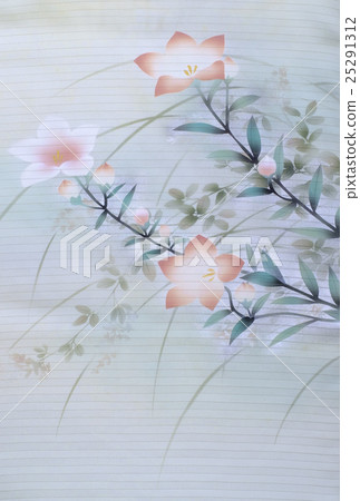 Japanese pattern, silk fabric, dyed, old cloth, gauze, Japanese pattern, Japanese style 25291312