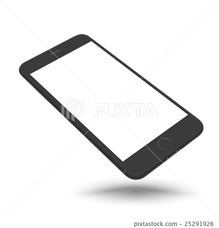 Perspective smartphone realistic mock-up on Perspective smartphone realistic mock-up on 25291926
