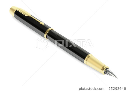 fountain pen, 3D rendering 25292646
