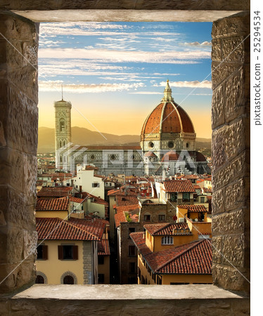 Florence from window Florence from window 25294534