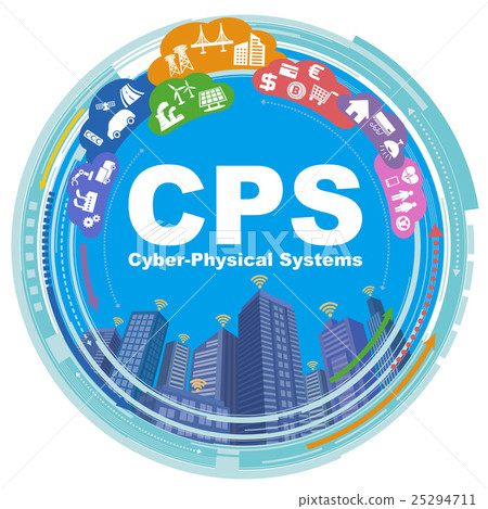 Cps Examples CPS (Cyber-Physical System) Image Illustration - Stock Illustration ...