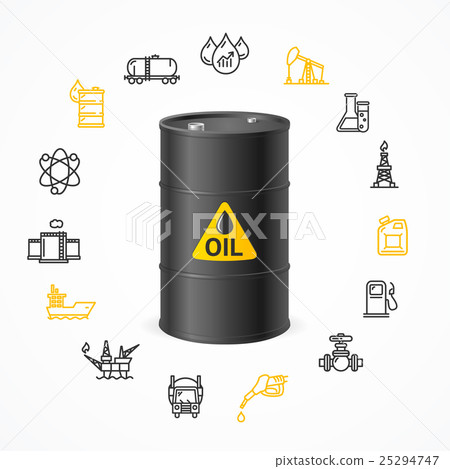 Oil Industry Concept. Vector 25294747