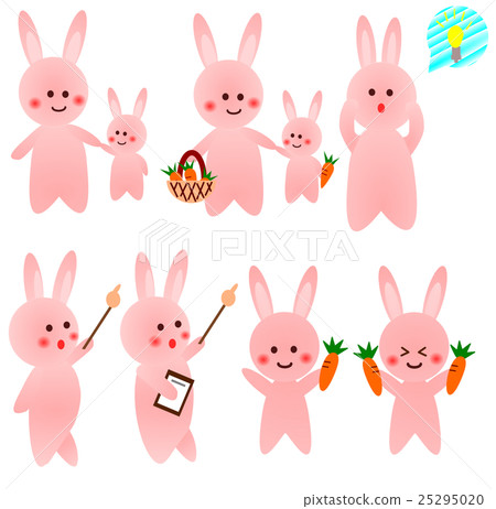 Usagi-san series 1 - Stock Illustration [25295020] - PIXTA