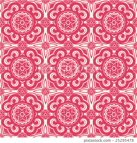 vector seamless floral pattern background 25295478