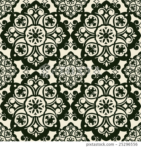 vector seamless floral pattern background 25296556