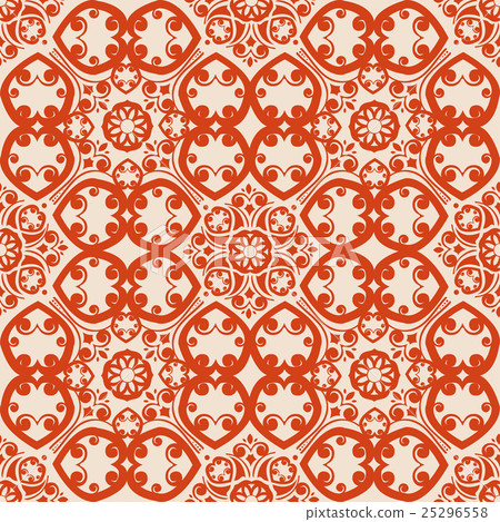 vector seamless floral pattern background 25296558