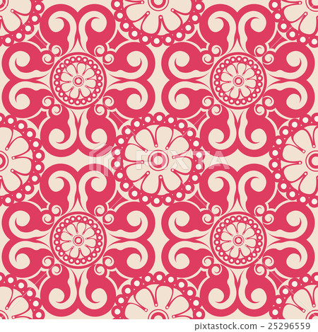 vector seamless floral pattern background 25296559