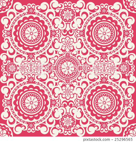 vector seamless floral pattern background 25296565