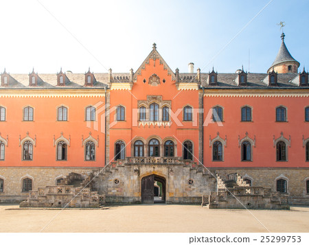 Sychrov Castle entrance gate in Czech republic 25299753