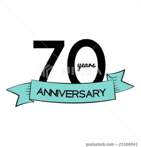 Template Logo 70 Years Anniversary Vector Template Logo 70 Years Anniversary Vector 25300041