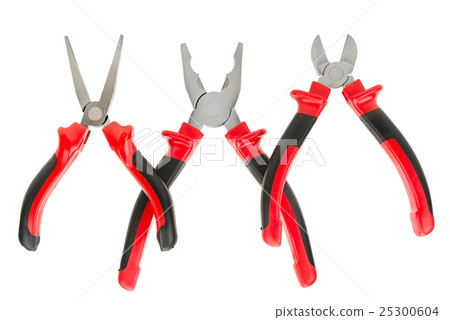 pliers isolated on white pliers isolated on white 25300604