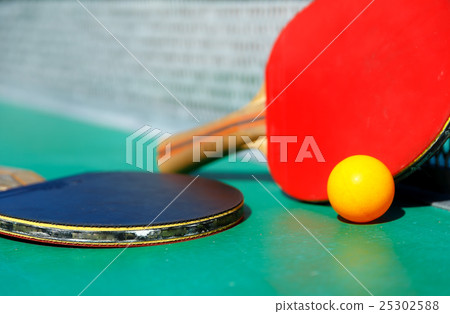 details of pingpong table with playing equipment details of pingpong table with playing equipment 25302588