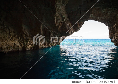 Blue caves of Greek island Zakynthos Blue caves of Greek island Zakynthos 25302761