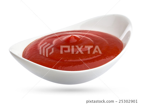 Tomato ketchup isolated on white background 25302901