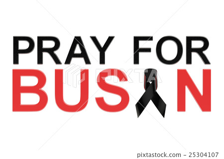Pray for Busan concept, 3D rendering 25304107