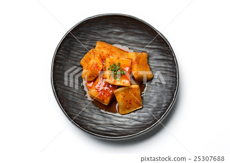Korean Traditional Food - Kimchi (Fermented/Pickled Radish,Asian Cuisine) / Isolated on White Korean Traditional Food - Kimchi (Fermented/Pickled Radish,Asian Cuisine) / Isolated on White 25307688