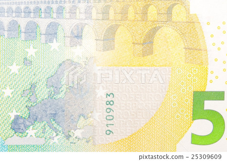 new five euro banknote back side new five euro banknote back side 25309609