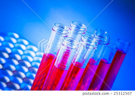 test tubes with red liquid in laboratory test tubes with red liquid in laboratory 25312507
