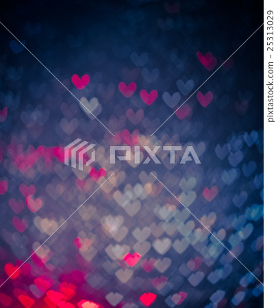 blue and pink hearts bokeh as background blue and pink hearts bokeh as background 25313029
