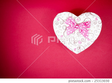 gift box with ribbon on red background,concept of valentine day gift box with ribbon on red background,concept of valentine day 25313030