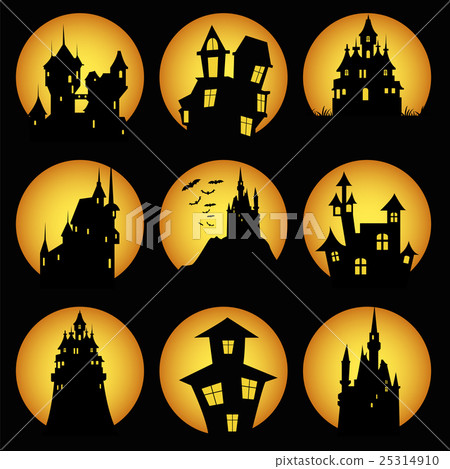 Misterious house in the dark night Misterious house in the dark night 25314910