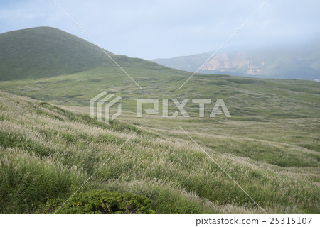 Scenery from Aso Mountain Panorama Line 25315107