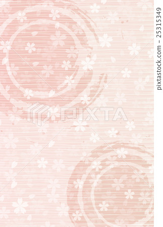 櫻花日本紙新年賀卡背景 櫻花日本紙新年賀卡背景 25315349