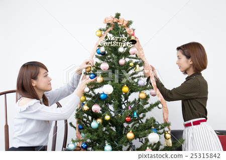 Christmas Christmas tree preparation 25315842
