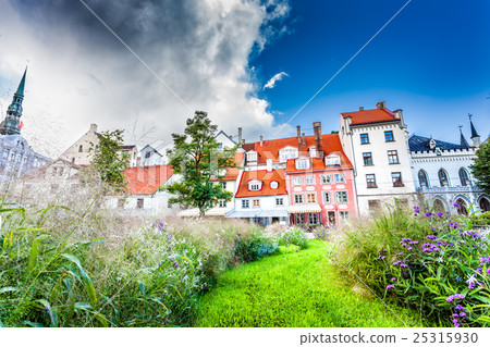 The Livu Square in Riga Old Town, Latvia The Livu Square in Riga Old Town, Latvia 25315930