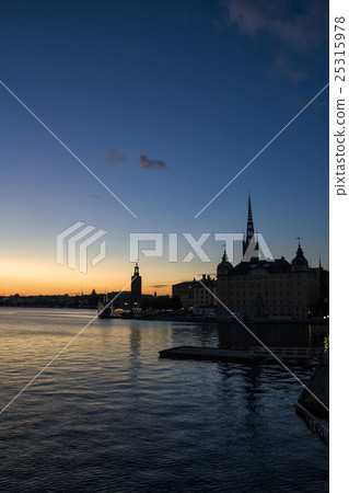 Silhouette of Stockholm Silhouette of Stockholm 25315978